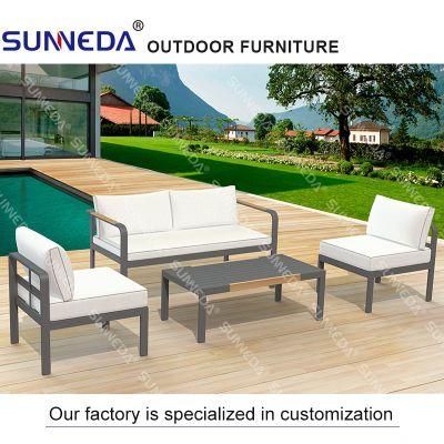 Factory Wholesale Metal Modern Folded Outdoor Pool Garden Hotel Furniture