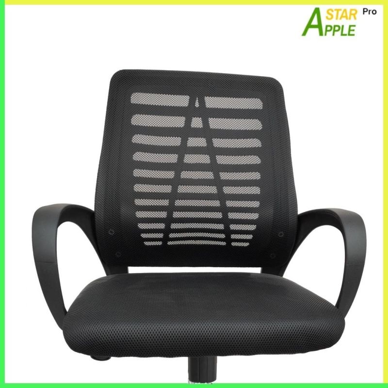 Chrome Base Stylish Mesh Office Chair with Big Castor