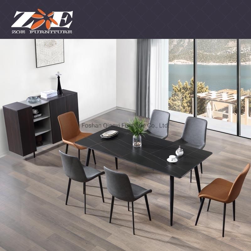 Modern Marble Dining Table Stainless Steel Dining Table Dining Furniture