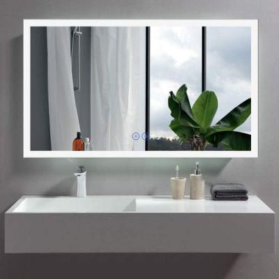 5mm Hardwired 5000K Wall Mounted Bathroom LED Bathroom Hotel Mirror