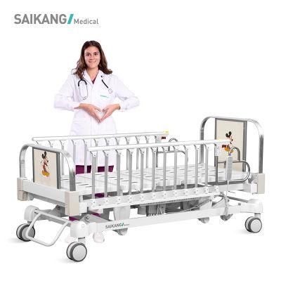 CT8K Saikang Hospital Infant Baby Pediatric Bed Multifunction Foldable Electric Medical Children Kids Bed Manufacturers