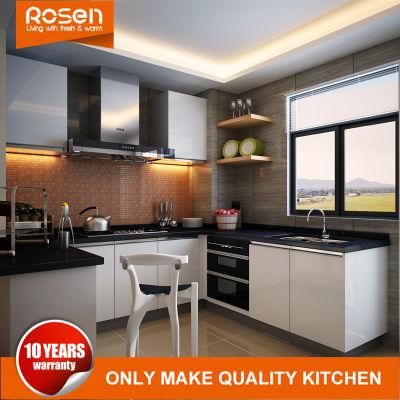 Modern Design High Gloss White Lacquer Kitchen Furniture Cabinets