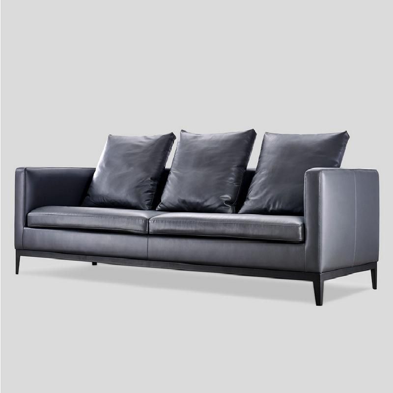 Minimalist Modern Living Room Furniture Metal Legs Fabric Upholstered Couch Sofa