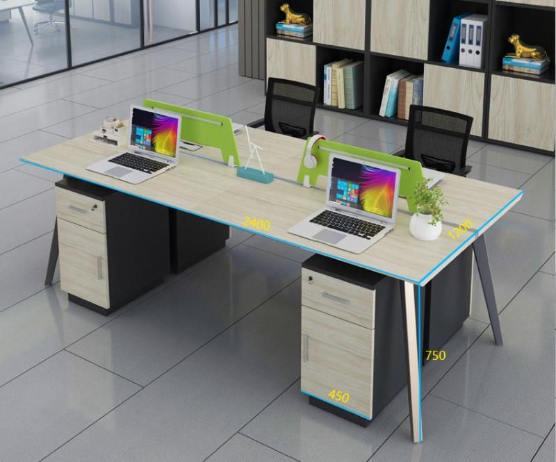 Office Project Interior Modular Call Center Wooden Computer Workstation Desk Furniture