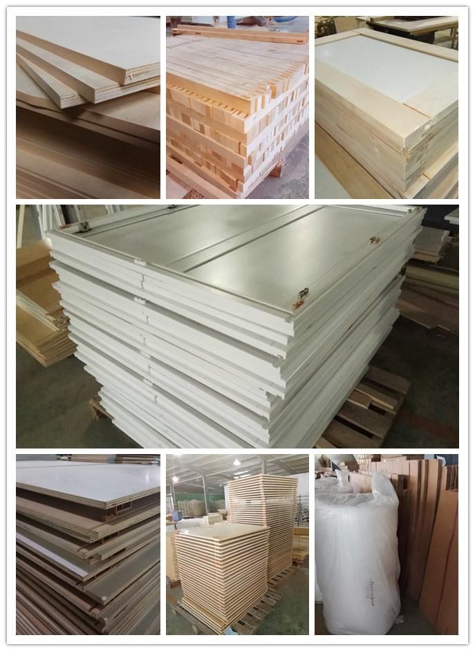 Shaker White American Kitchen Cabinets Solid Wood Factory Directly