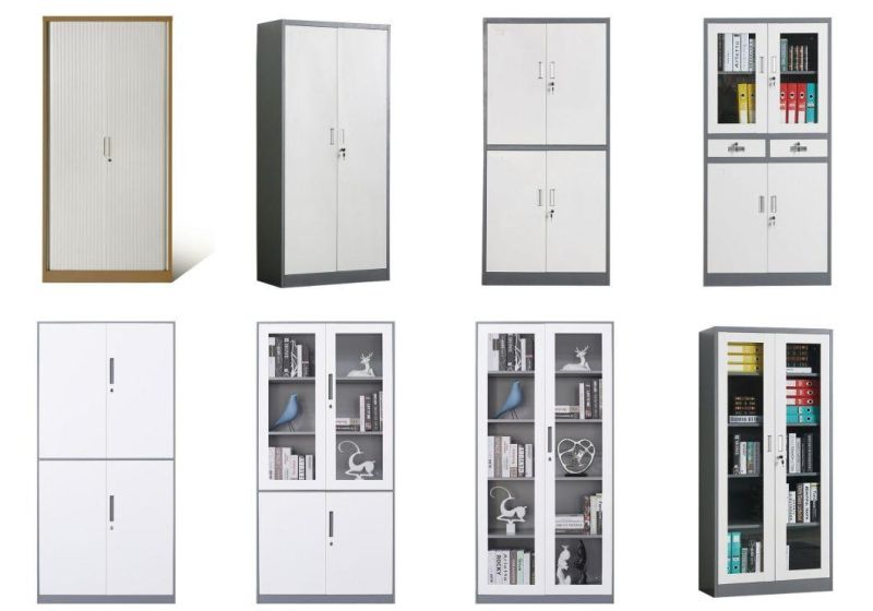 China Manufacturer Metal Cupboard 2 Door Small Cabinet