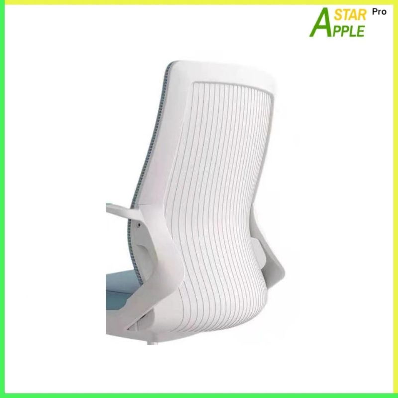 Elegant White Furniture as-B2122wh Computer Chair with Fabric on Armrest