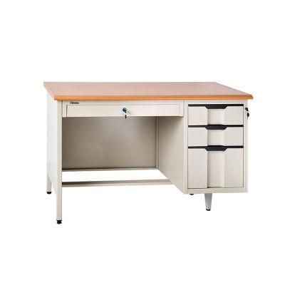 MDF Top Metal Computer Desk with File Drawer Office Desk