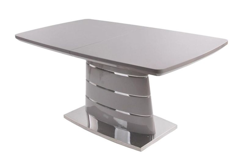 Modern High Temperature Corrosion Resistant Sliding Extendable Dining Table for Big Family Dine Together Use