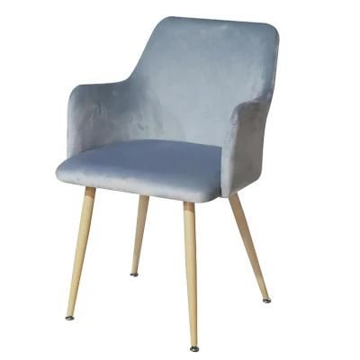 Modern Direct Selling Promotion Price Velvet Dining Chair with Popular Design for Home Using