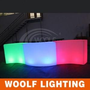 Rechargeable Club Plastic LED Light Illuminated Furniture