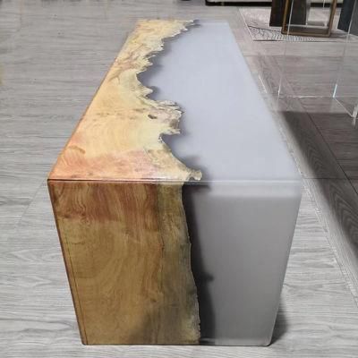 New Arrival Eco Friendly Modern Design Epoxy Resin Table for Dinner