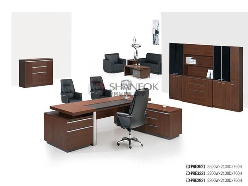 Shaneok Luxury Wooden Executive Table for Boss