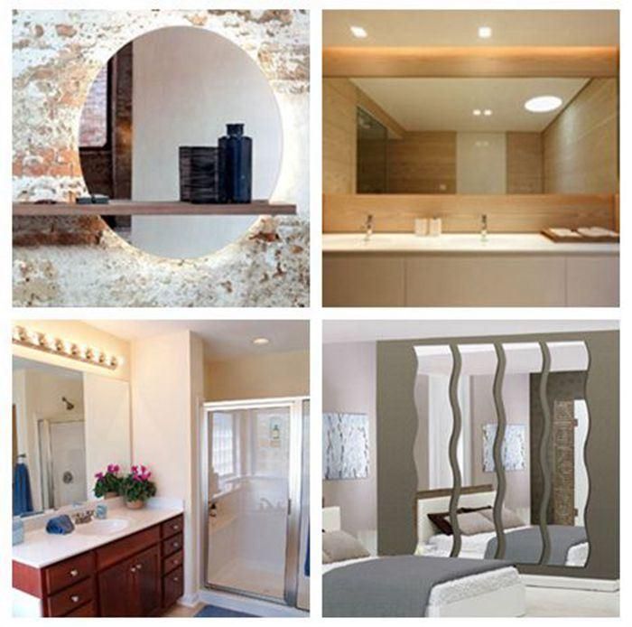 Modern Round Framless Beveled Mirror for Bathroom Decoration furniture