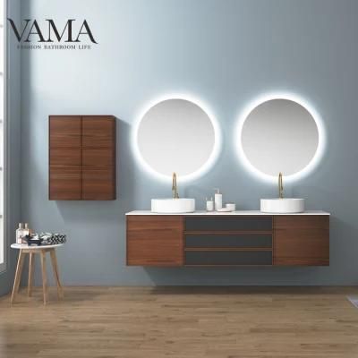 Vama 2000mm Exquisite Style Waterproof Bathroom Furniture with Double Sink A30220