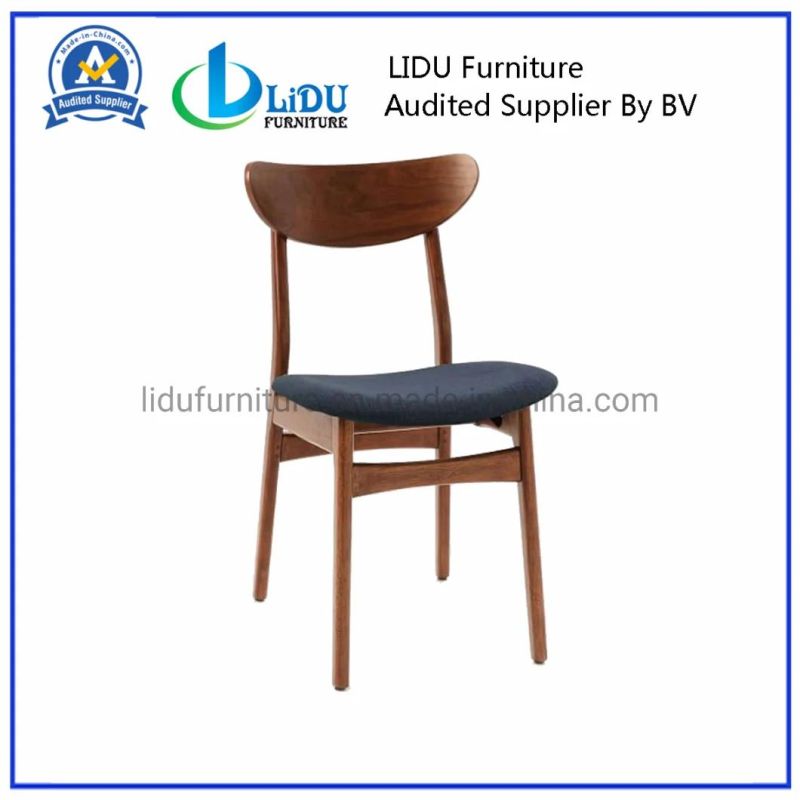 Indoor Modern Solid Dining Chair Restaurant Wood Dining Chair Restaurant Chairs Home Furniture