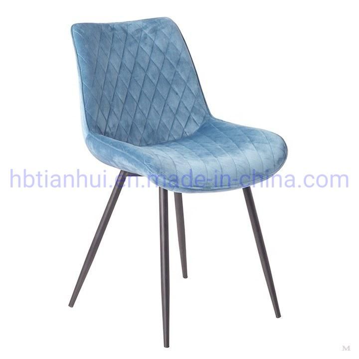 Dining Room Restaurant Furniture Cushion Wooden Legs PP Tulip Modern Plastic Dining Chairs