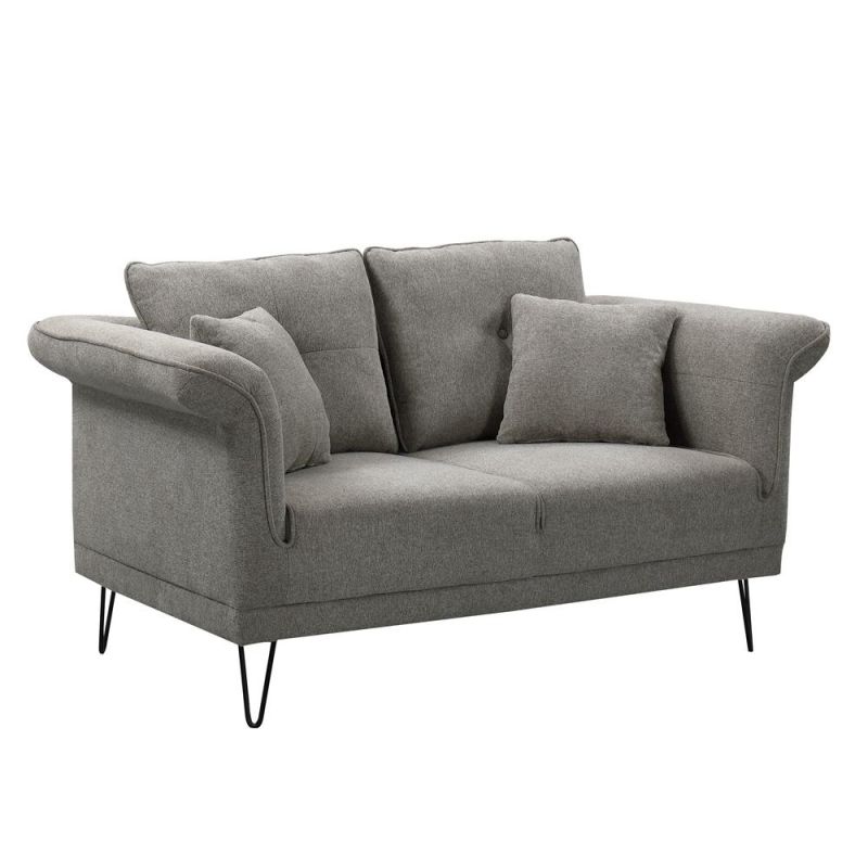 Nova China Factory Modern Home Furniture Luxury Design Sectional Fabric Sofa with Sturdy Iron Leg