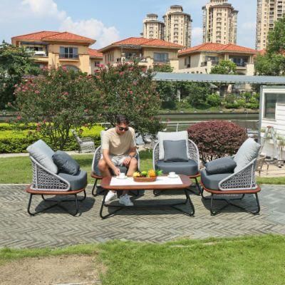 Modern Style Garden Sunroom Patio Outdoor Hotel Bistro Home Balcony Sofa Set Chair Furniture
