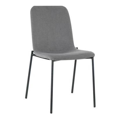Nordic Style Design Modern Room Furniture Velvet Metal Leg Dining Chair
