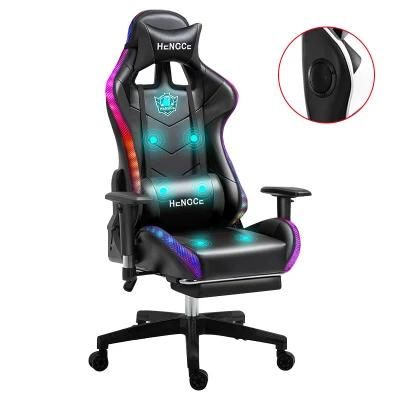 Top Sale High Quality Anji RGB Massage Gaming Chair with Legrest