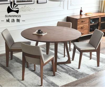 Rectangle/Round Solid Wood Dining Table Various Colors for Choose