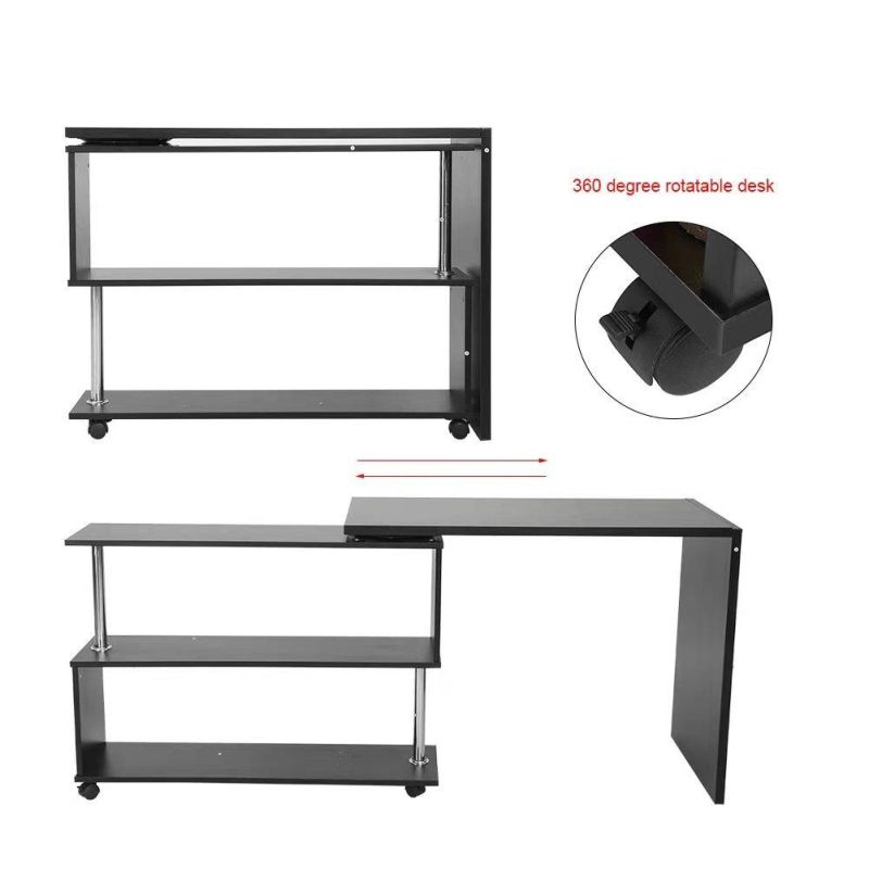 Modern Office Study Room Universal Removable Rotating Simple Computer Desk Furniture