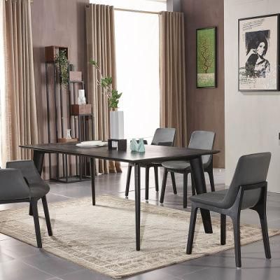 1.8 Meter Veneer MDF Wooden Dining Table / Writing Table