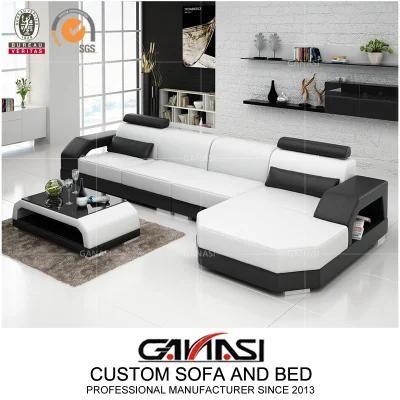 Hot Selling Indoor Leisure Leather Sofa Furniture for Living Room