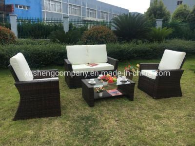 Garden Rattan Chair Table Set Modern Garden Restaurant Outdoor Patio Furniture