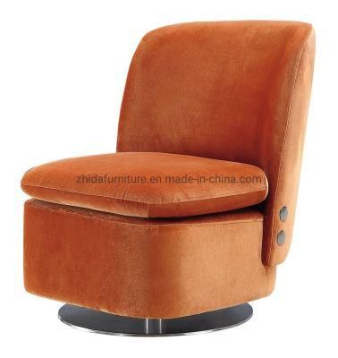 Orange Back Modern Furniture Round Back Living Room Sofa Chair