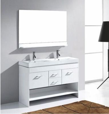 Modern Style Solid Wood Bathroom Vanity Set Furniture