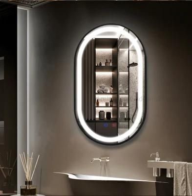 Oval LED Mirror Wall Decorative LED Wall Mirror Bathroom