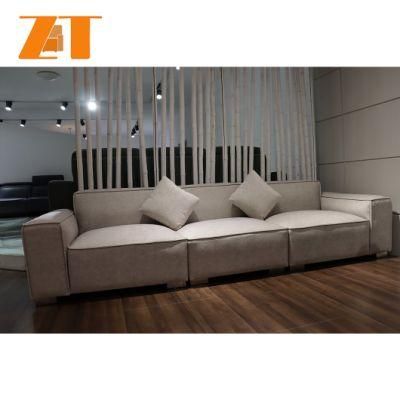 Chinese Manufacturer Customize Modern Home Living Room Wooden Furniture Leisure Fabric Sofa