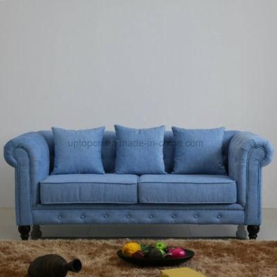 High Quality Modern Leisure Couch Living Room Sofa, Good Designs Fabric Chesterfield Sofa for Home