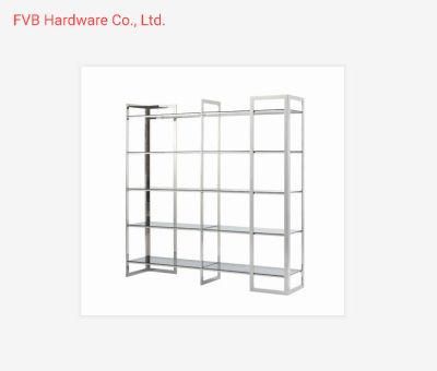 5-Tier Bookcase and Shelves Modern Metal Bookshelf for Home Decor