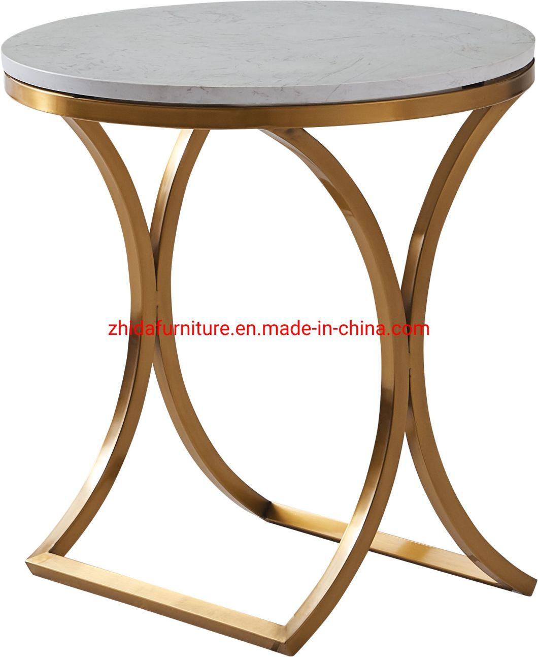 Contemporary Style Classic Marble Top Modern Luxury Coffee Side Table