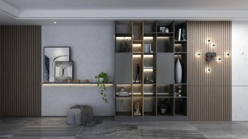 Home Solid Industrial Furniture Aluminum Sideboard Cabinet Corner Cabinet