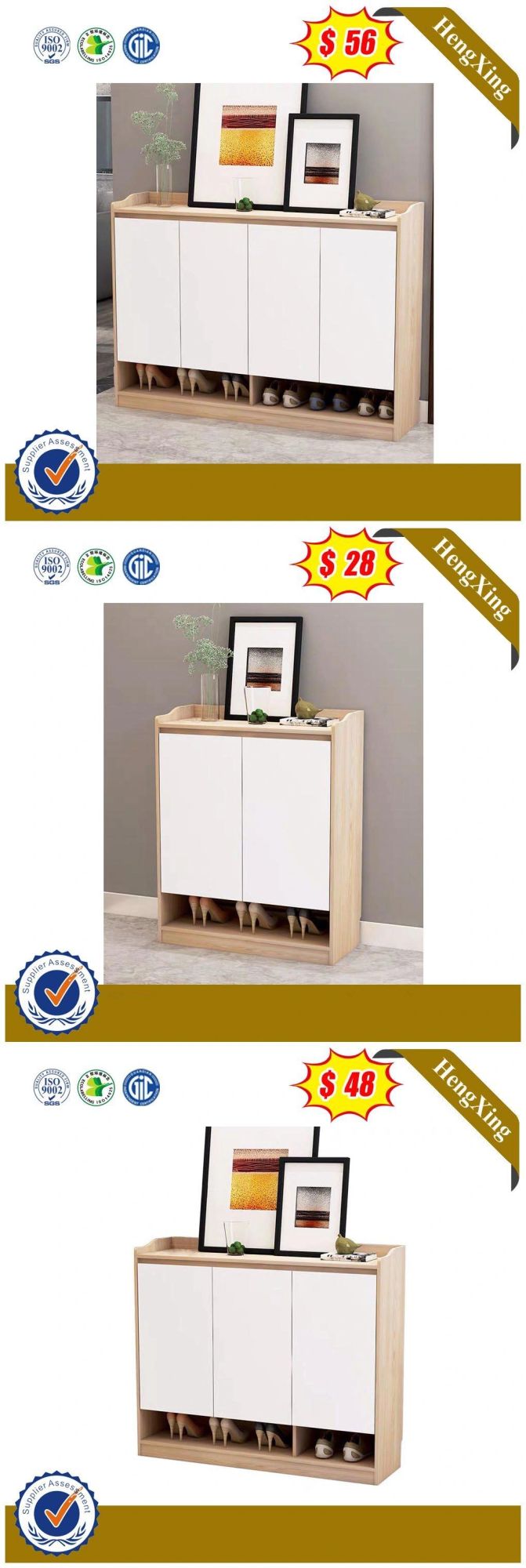 Wooden Melamine Laminated Board Baby Products Storage Cabinet Modern Home Bedroom Furniture Shoe Racks Cabinets