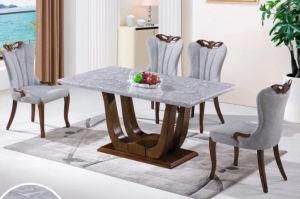 Modern Marble Top Round Dining Table