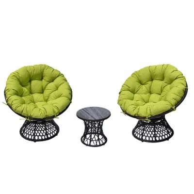 Modern Rattan Aluminium Outdoor Hotel Home Patio Garden Furniture Set Cushion Swing Chair