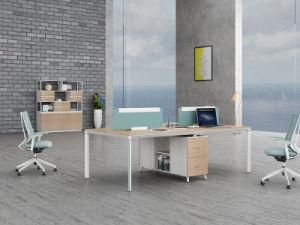Metal Frame Office Desk Staff Computer Desk Modern Furniture