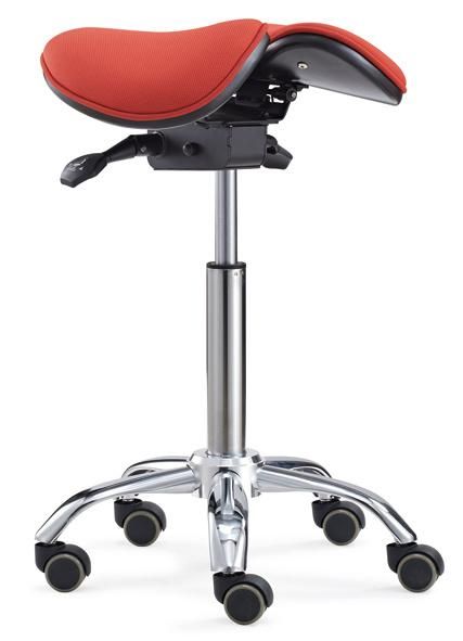 Ergonomics Split Saddle Stool Hot Sale Saddle Chair Manufacturer Doctor Saddle Stool