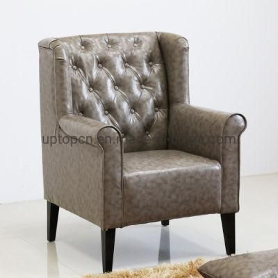 Hotel Furniture Wooden Accent Chair Lobby Furniture Modern Hotel Living Room Chair (SP-HC549)