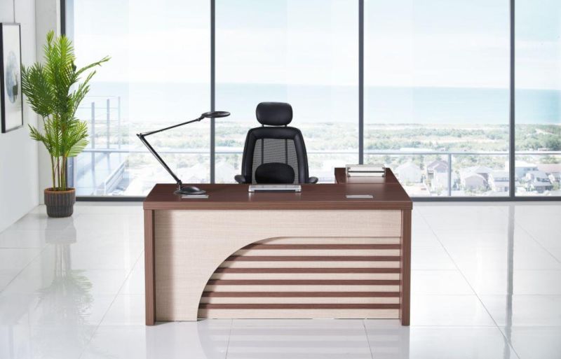 Hot Sale L Shaped Computer Table MDF Modern Executive Office Table