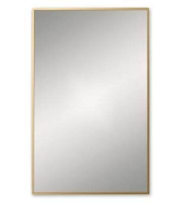 Hot Sale Home Morden Simple Home Wall Decorative Bathroom Vanity Rectangle Framed Metal Mirror