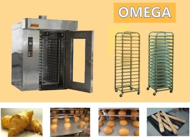 16 Tier Removable Stainless Steel Bread Oven Rack Trolley