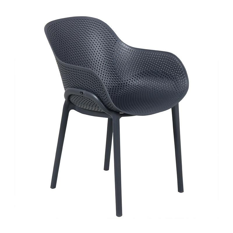 Rikayard High Quality Modern Cheap Wholesale Erie Dining Arm PP Plastic Chair