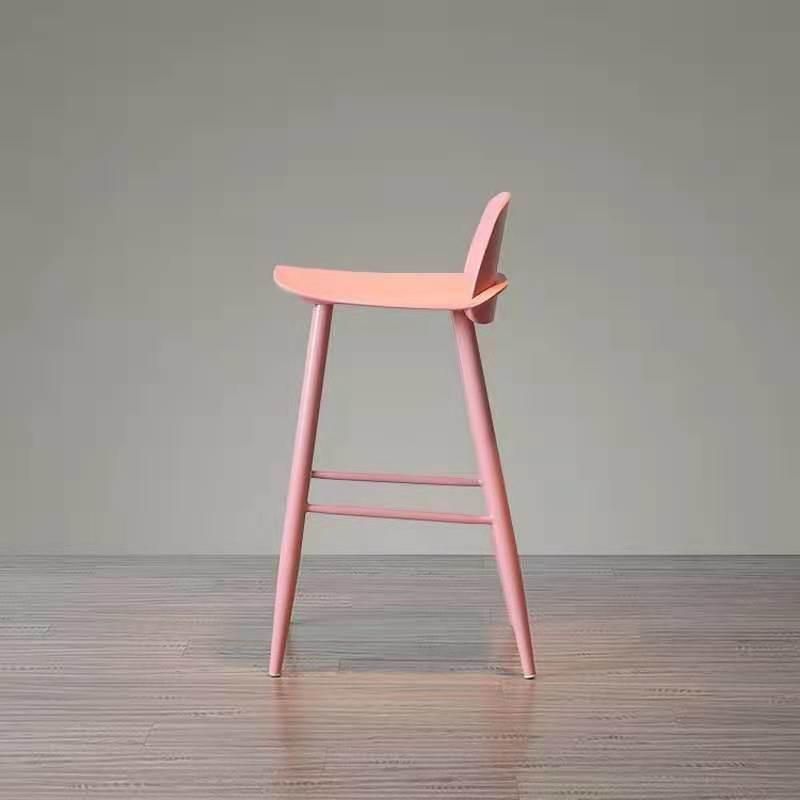 Modern Design Full Plastic Various Color High Counter Chair Barstool