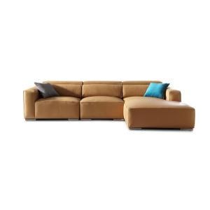 Modern Design Wooden Frame Furniture Leisure Leather Sofa Hotel Furniture